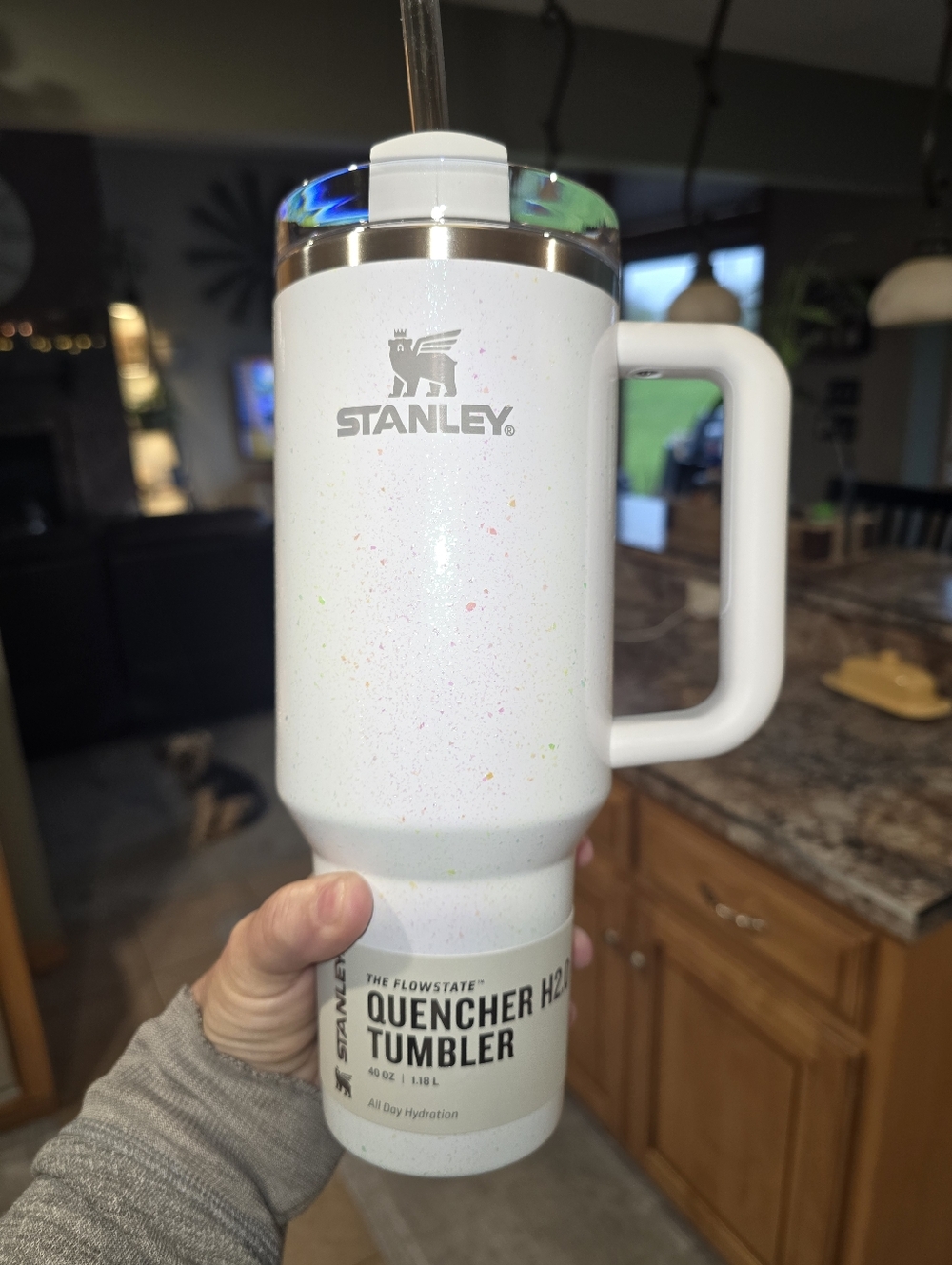 Stanley 40 Oz Pearl White Quencher New